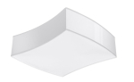 Valgusti lagi Sollux Square 1 SL.1054, E27, 2 x 60 W, valge v. / valge v.