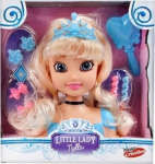 Nukupea koos tarvikutega Mega Creative Little Lady Nella 419474, 17 cm, sinine v.