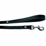 Koera rihm Zolux Leather Lined, must, 1 m x 16 mm