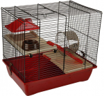 Puur n&auml;rilistele Flamingo Enzo 2, 41.5 cm x 28.5 cm x 38 cm, must v./punane v.