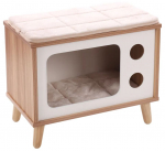 Kassimaja Flamingo Fino TV, pruun v./valge v., 50 cm x 29 cm