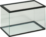 Akvaarium Flamingo Full Glass 40300008, l&auml;bipaistev v./must v., varustuseta, 7.5 l