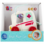 Ratastega hariduslik lab&uuml;rint BamBam Ambulance, valge v.