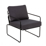 Aiatool Patio Nefryt, must v./hall v., 81 cm x 65 cm x 84 cm