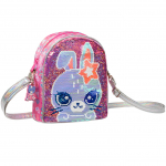 Laste k&auml;ekott Fun time, FTCT-CB07A, roosa v./mitmev&auml;rviline, 17 cm x 9 cm x 19 cm