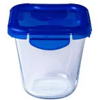 Toidukarp Pyrex Cook & Go, 0.8 l, 12 cm x 12 cm, l&auml;bipaistev v.