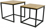 Kohvilaudade komplekt Torsten, tamm v., 50 cm x 50 cm x 50.5 cm, 2 tk