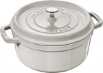 Emailitud malmpott Staub La Cocotte, 18 cm, 1.7 l, valge v.