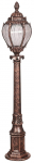 Vabalt seisev v&auml;lisvalgusti Opviq BSU-68202-BKR-B, 60W, E27, IP65, pronks v./pruun v., 20 cm x 95 cm