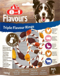 Koeramaius 8in1 Flavours Triple Flavour Rings M/L, liha, 0.12 kg