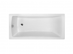 Vann, teisaldatav Besco Optima, 170 cm x 70 cm x 58.5 cm, ristk&uuml;lik, valge/must