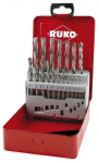 Puuride komplekt Ruko, metall, hss-g, silindriline, 1 mm