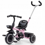 Kolmerattaline jalgratas Milly Mally Axel Denim, must v./roosa v.