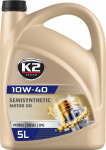 Mootori&otilde;li K2 10W - 40, pools&uuml;nteetiline, 5 l