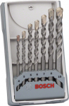 Betooni puur, komplekt Bosch X-Pro Line, betoon, keermega, sirge, 4 mm x 12 cm