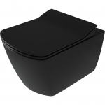 WC-pott, seinapealne Deante Blur, kaanega, 372 mm x 525 mm