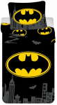 Laste voodipesukomplekt Batman The Emblem, must v./kollane v., 140 x 200 cm