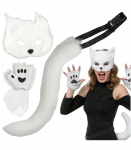 Kost&uuml;&uuml;m t&auml;iskasvanutele, kass Ruhhy 26249 18616, valge v., Universaalne