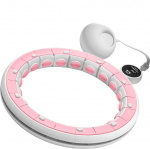 Massaaživibu Rebel Smart Hula Hop, 50 cm, 0.45 kg, valge v./roosa v.