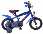 Lisaratastega laste jalgratas, laste Volare Superman CB HZI, sinine, 12"