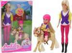 Nukkude komplekt Lean Toys Anlily Beautiful Equestrian, 30 cm, mitmev&auml;rviline