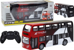 Rc-buss Lean Toys City Tour, valge v./must v./punane v.