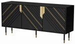 Kummut Cama Mountain, kuldne v./must v., 72 cm x 154 cm x 40 cm