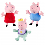Pehme m&auml;nguasi siga Peppa Pig P08448, (v&auml;rv/disain valitakse juhuslikult), 15 cm