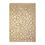 Vaip v&auml;literrassidele Bubbles, kollane v., 120 cm x 183 cm