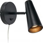 Valgusti seinale Markslojd Crest 108200, GU10, 1 x 7 W, must v.