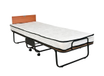 Voodi &uuml;hekohaline Kalune Design Katlanır, 80 x 180 cm, valge v./must v., madratsiga, p&otilde;hjalippidega