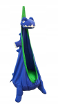 Rippkiik lastele Spartan Dino, 70 cm, 150 cm, sinine v.