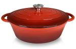 Emailitud malmpott Allesken Rodeluxe, &Oslash;22 cm, 4.3 l, punane v.