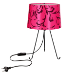Laualambid Candellux Lighting Elva 41-35851, E14, 40W, roosa v./must v.