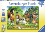 Pusle Ravensburger Animals Get Together 106899, 49 cm x 36 cm, 100 tk, mitmev&auml;rviline