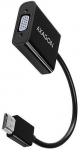 Kaabel Axagon RVH-VGAN HDMI, VGA, 0.15 m, must