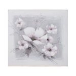 Fotomaal Home4you White flowers, 60 cm x 60 cm