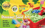 Modelleerimisliiv Gerardos Toys Dinosaur Sand Art, mitmev&auml;rviline
