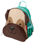 Laste seljakott Skip Hop Zoo Pug, pruun v./roheline v., 30 cm x 13 cm x 28 cm