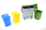Komplekt Bruder Garbage Can Set 02607, 4 tk, mitmev&auml;rviline