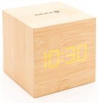 Kvartslauakell Evelatus Multifunctional Clock EMC02, pruun v./kuldne v., 15 cm x 15 cm