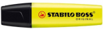 Tekstimarker Stabilo, kollane, 10 tk