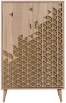 Kapp Kalune Design Multibox 120, hele pruun v., 36 cm x 80 cm x 127 cm