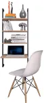 Seinariiul Kalune Design Masaly, pruun v./must v., 120 cm x 20 cm x 49 cm