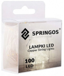 J&otilde;ulutuled Springos CL0019, 9.9 m, k&uuml;lm valge, 100 LED