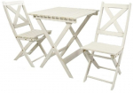 Aiam&ouml;&ouml;bli komplekt Picnic, valge v., 2 istekohta