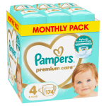 M&auml;hkmed Pampers Premium Care Monthly Box, 4 suurus, 9 - 14 kg, 174 tk