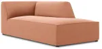 Diivan Micadoni Home Ruby Velvet Chaise Longue, roosa v., parem, 181 x 93 cm x 69 cm