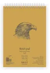 Joonistuspaber Smiltainis Sketch Pad, A5, 90 g/m&sup2;, valge v., 21 cm x 14.8 cm, 60 lk. tk.