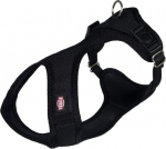 Koerte traksid Trixie Comfort Soft, must v., 250 - 350 mm x 15 mm, XXS/XS